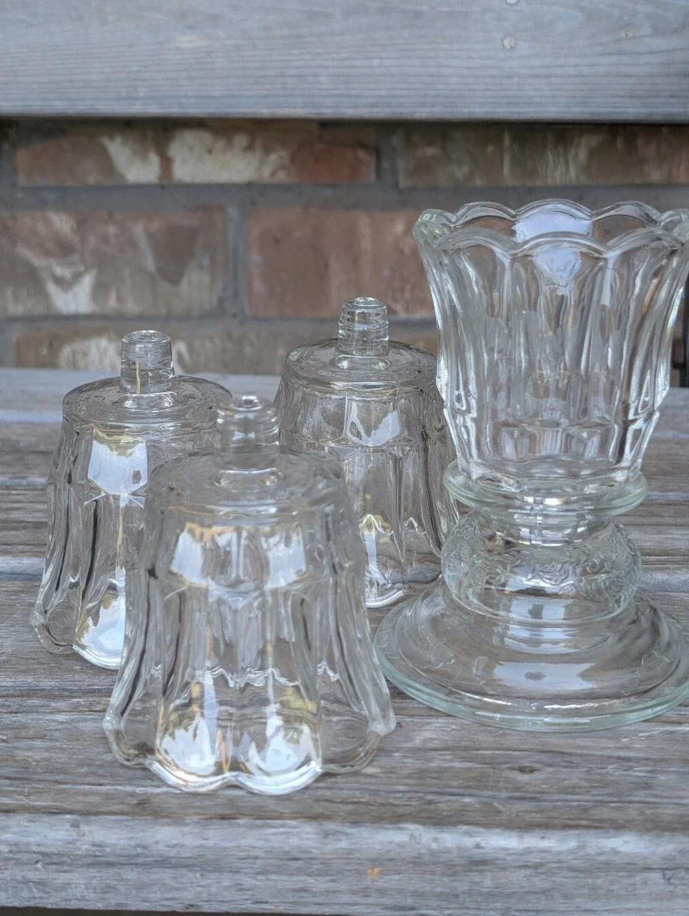 Set 4 Vintage Homco Starlight Votive Cups